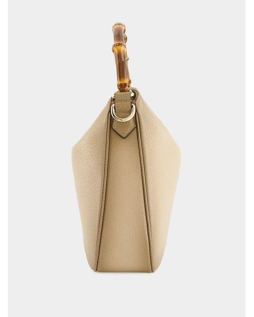 Gucci Gray Shoulder Bag Diana Medium Size