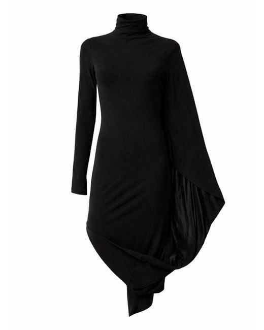 Stella McCartney Black Asymmetrical Dress