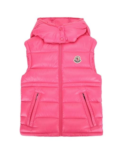 Moncler Pink Jr Ania Vest