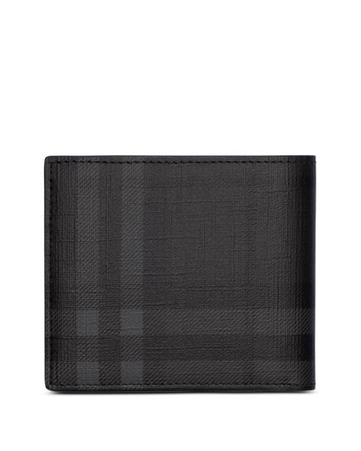 Burberry Black Check Wallet for men