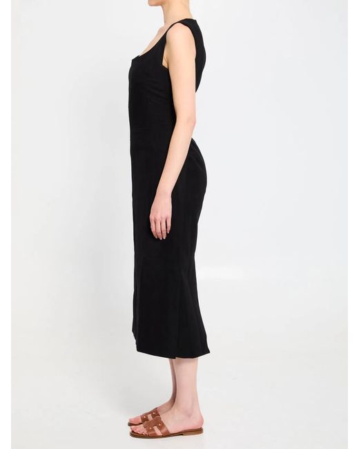 Jacquemus Black La Robe Tablier Long Dress