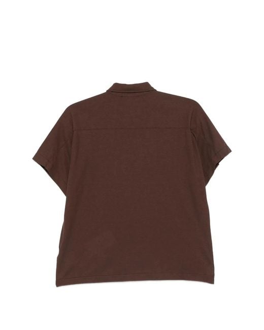 Zanone Brown V Polo Mc