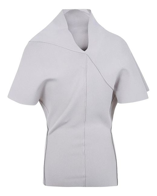 Rick Owens White "Draped" Top