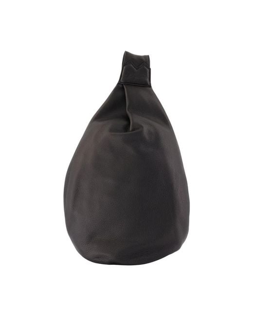 Yohji Yamamoto Black Tuck Sling M Crossbody