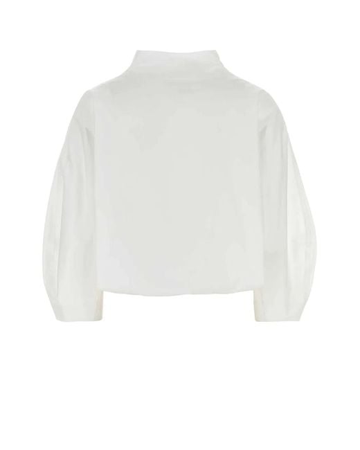 Givenchy White Puff Shirt