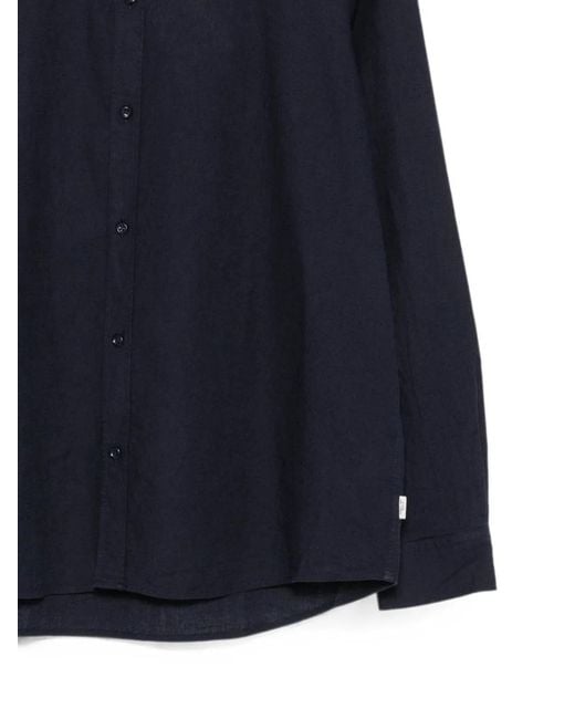 Les Deux Blue Dark Shirts for men