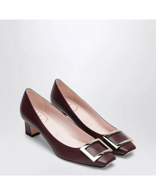 Roger Vivier Brown 45Mm Trompette Buckle-Detail Pumps