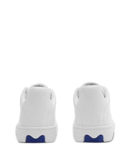 Burberry White Lf Box Sneakers