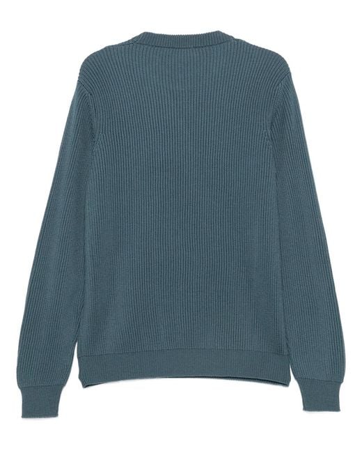 Roberto Collina Blue Pullover A Girocollo for men