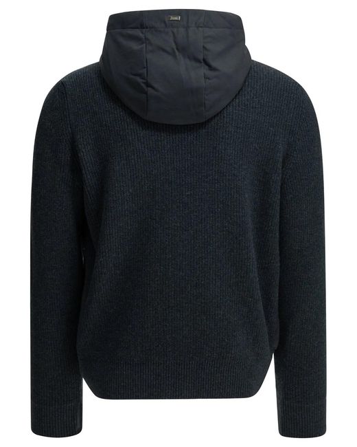 Herno Blue "Resort" Lightweight Jacket for men
