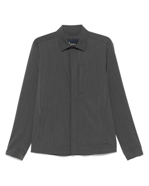Herno Gray Soft Blend Long-Sleeve Shirt for men