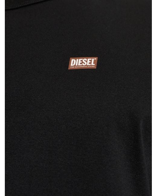 DIESEL Black T-Miegor-K77 T-Shirt for men