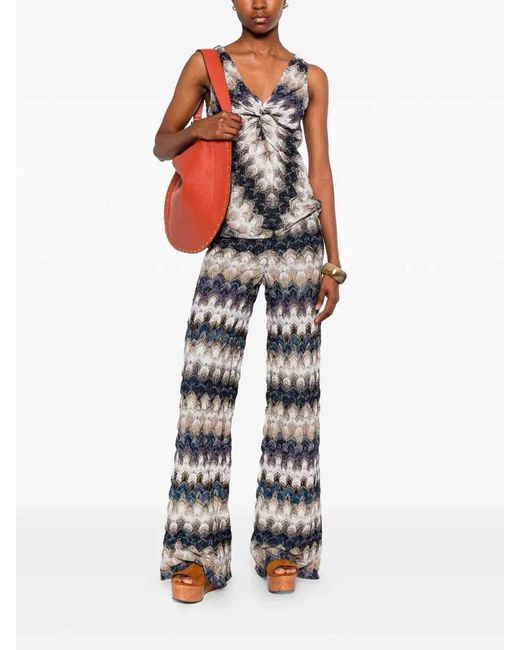 Missoni Gray Multicolour Viscose Top