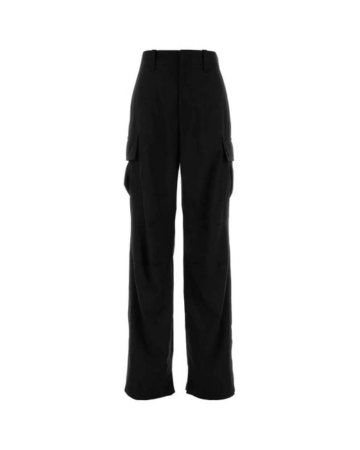 Bottega Veneta Black Trousers Fine Wool