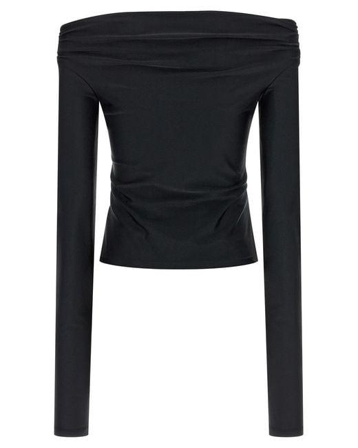 ANDAMANE Black 'Wallis' Top