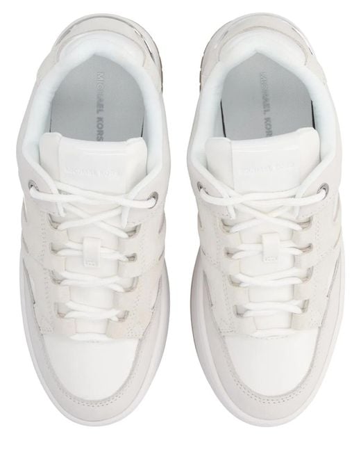 MICHAEL Michael Kors White Pu Sneaker