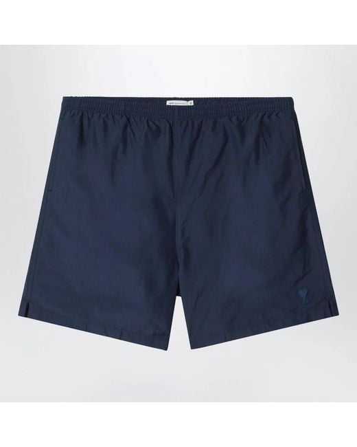 AMI Blue Ami De Coeur Short Swim Shorts for men