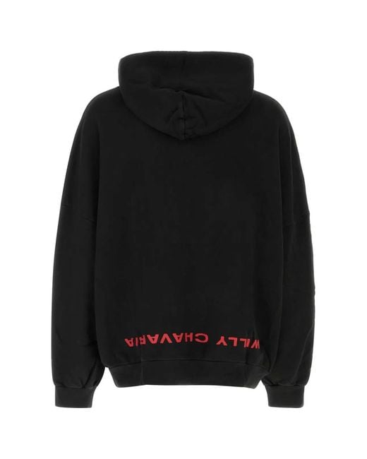 Willy Chavarria Black Welcome To America for men