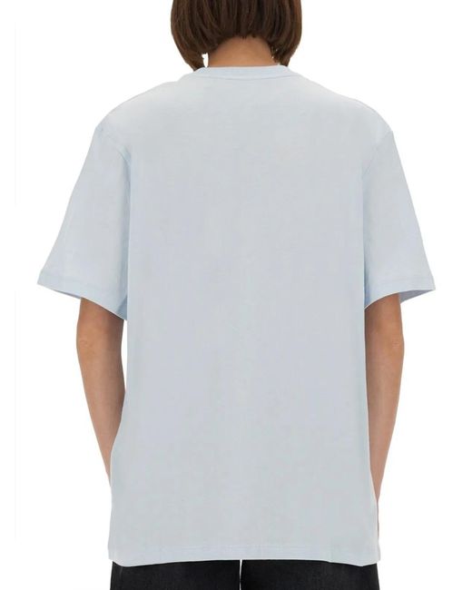 ROTATE BIRGER CHRISTENSEN Gray Organic Cotton T-Shirts