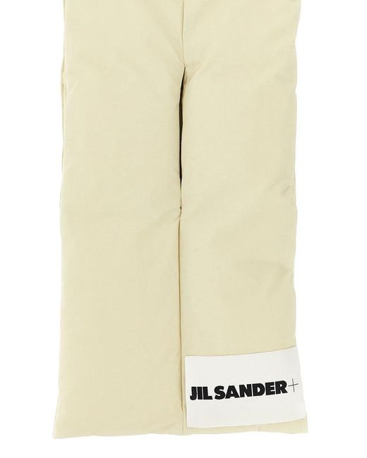 Jil Sander Natural 'Down Scarf 01' Scarf