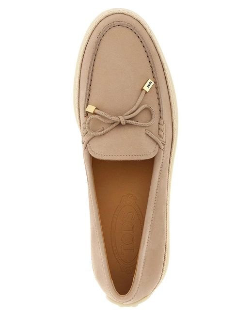 Tod's Brown 'Gomma Rafia 92K' Loafers