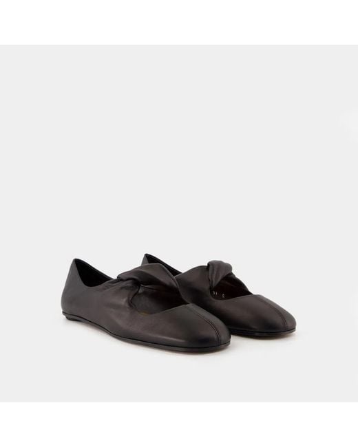 McQueen Black Ballerinas
