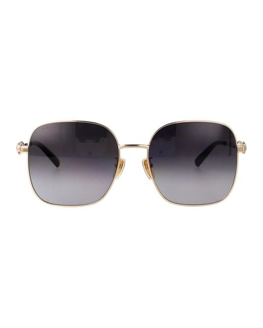 Gucci Blue Metal Sunglasses