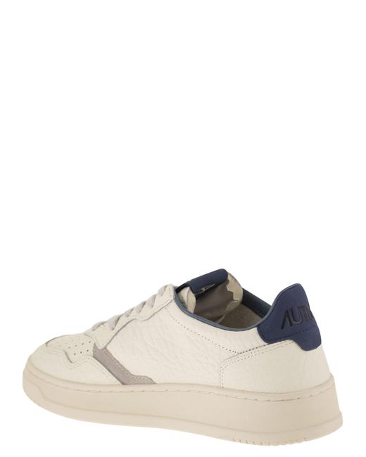 Autry White Medalist Low for men