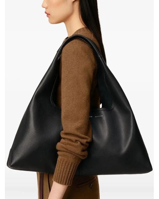 AMI Black Etienne Shoulder Bag