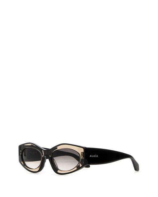 Alaïa Black Alaia Acetate Sunglasses