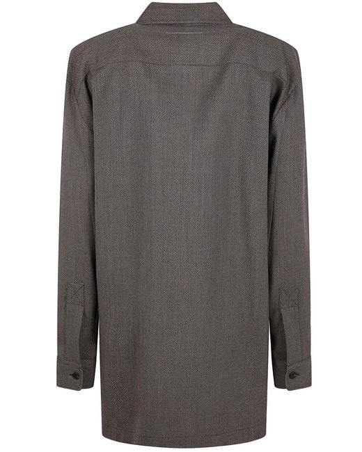 MM6 by Maison Margiela Gray Mini Dress
