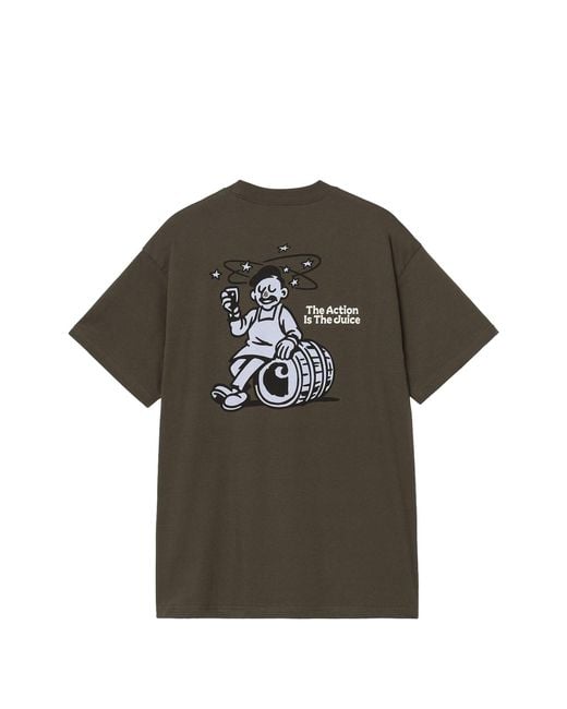 Carhartt Gray Grape Picker T-Shirt for men