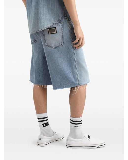 Dolce & Gabbana Blue Dolce & Gabbana Denim Shorts for men