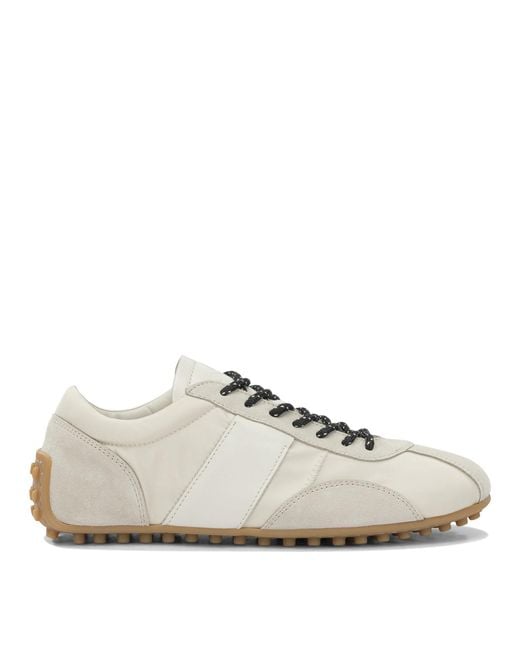 Tod's White Sneakers & Slip-On