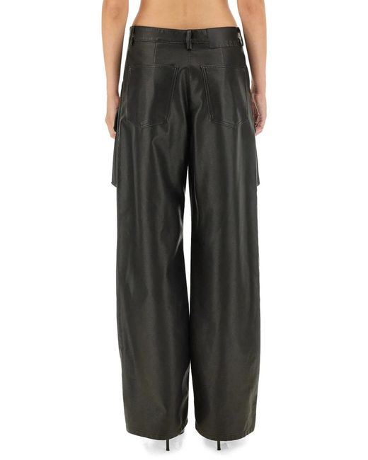 MSGM Black Cargo Pants