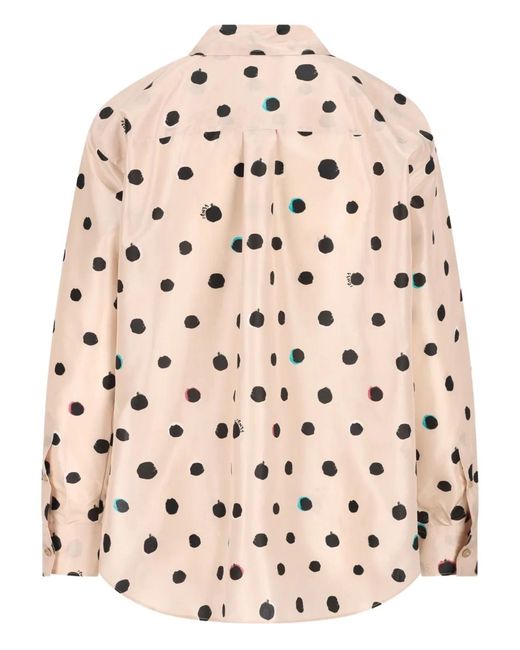 Fendi Natural Silk Shirt