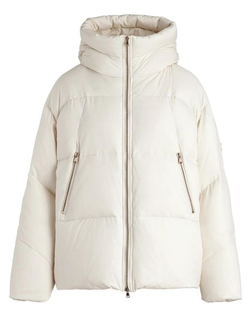 Tatras Natural Hooded Padded Coat