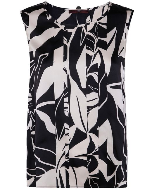 High Black Cue Top
