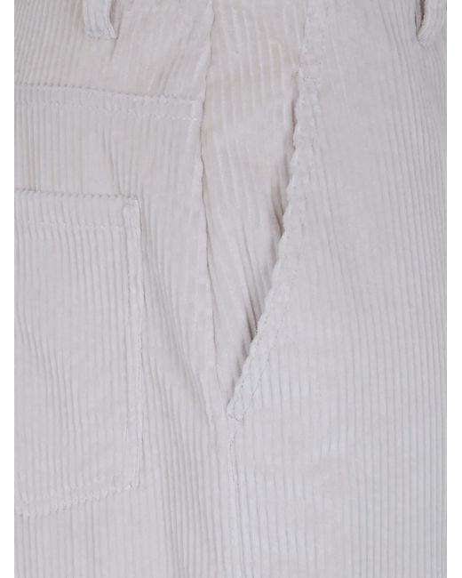 Brunello Cucinelli Gray Wide Leg Pants