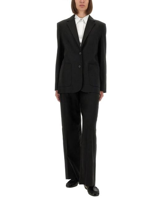 THE GARMENT Black "Pluto" Blazer With Bow