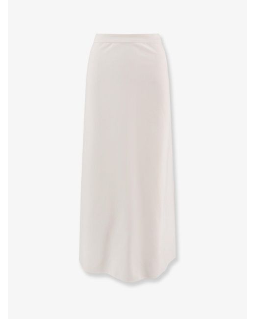 Max Mara White Vernice Viscose