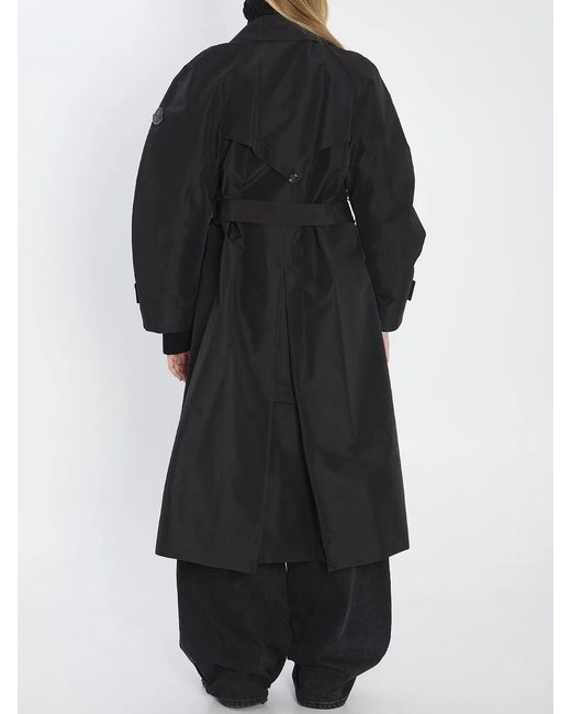 Moncler Genius Black Ee72 Zake Trench