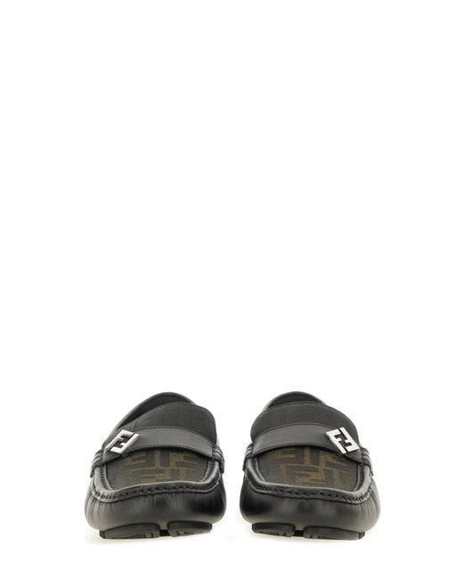 Fendi Brown Ff Squared Driver for men