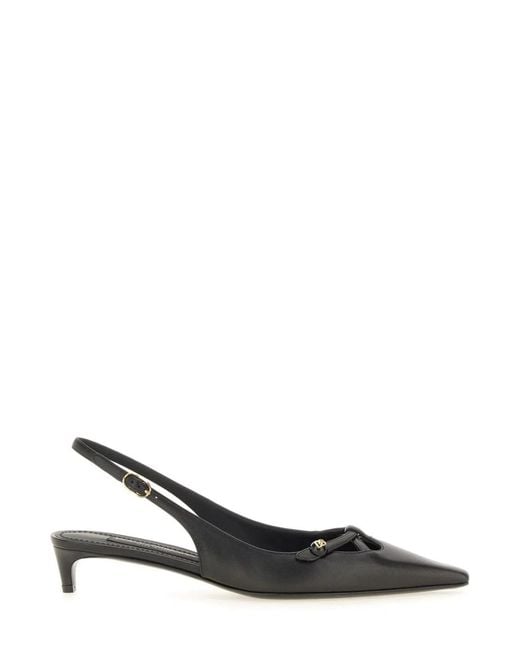 Dolce & Gabbana Black Dolce & Gabbana Tassel Slingback Shoe