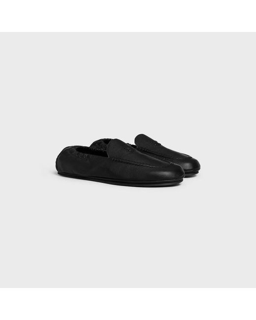 Céline Black Adam Goat Leather Loafers for men