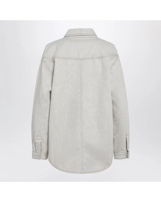 Jacquemus Gray La Chemise Amelo De-Nimes