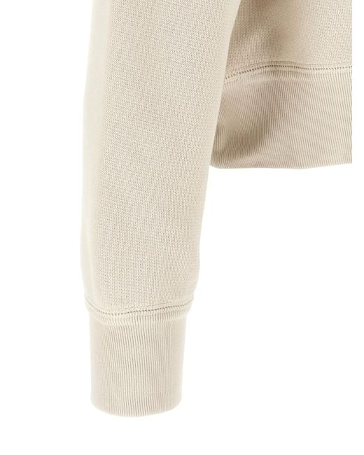 Isabel Marant White Cotton Sweatshirt for men