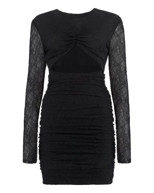 Philosophy Di Lorenzo Serafini Black Lace Mini Dress