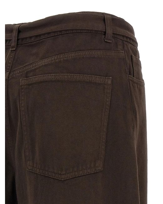 Twinset Brown Twin Set High Waist Jeans
