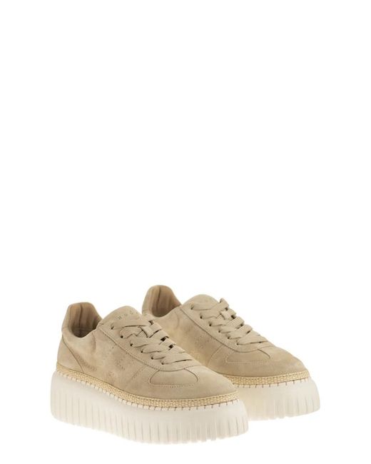 Hogan Brown H-Stripes